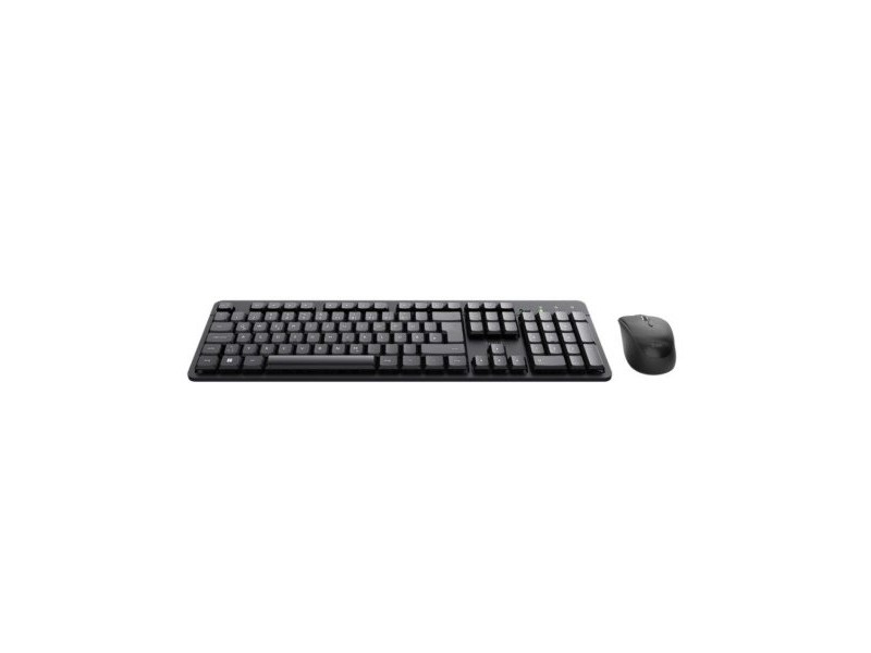 Клавиатура с мишка Trust 25356 Черен Испанска Qwerty