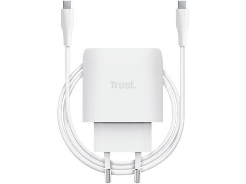 Зарядно за стена Trust 25522 45 W Бял