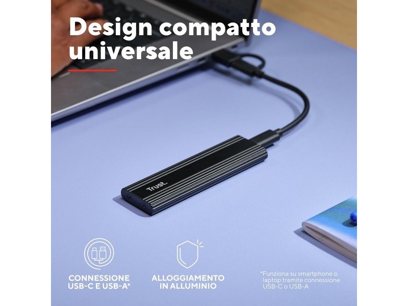 Външна кутия Trust 25806 Черен