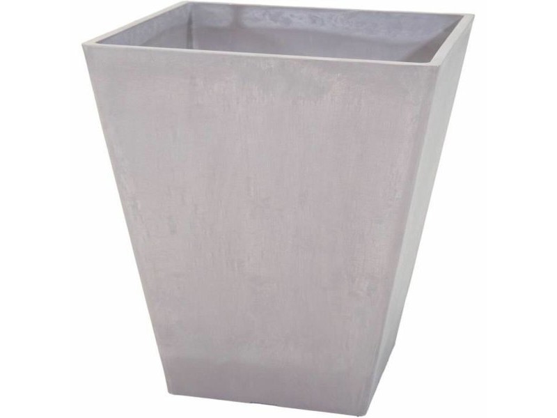 Саксия Mega Collections Ecostone Square Кафяв Тъмнокафяв Пластмаса Рециклиран 42 x 46 x 42 cm 43 x 43 x 74 cm 41 x 45 cm