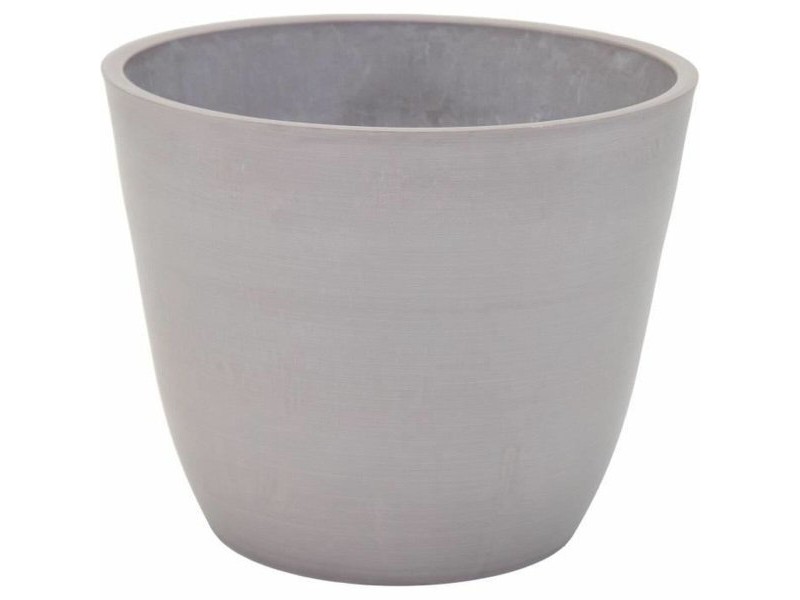 Саксия Mega Collections Ecostone Egg Кафяв Тъмнокафяв Пластмаса Рециклиран 31 x 25 x 31 cm 33 x 33 x 77 cm 31 x 25,5 cm