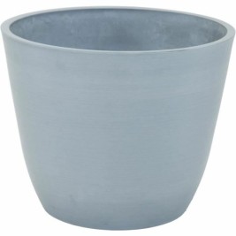 Саксия Mega Collections Ecostone Egg Сив Пластмаса Рециклиран 41 x 33 cm 42 x 42 x 67 cm