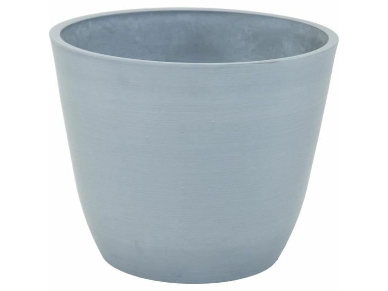 Саксия Mega Collections Ecostone Egg Сив Пластмаса Рециклиран 54 x 40 x 54 cm 53 x 40 cm
