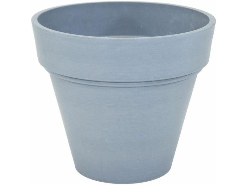 Саксия Mega Collections Ecostone Planter Сив Пластмаса Рециклиран 43 x 43 x 74 cm 41 x 35 cm