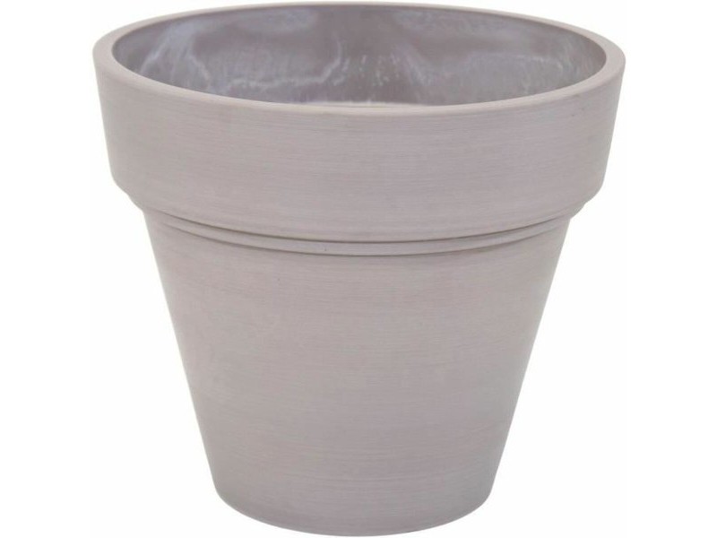 Саксия Mega Collections Ecostone Planter Кафяв Тъмнокафяв Пластмаса Рециклиран 55 x 51 cm
