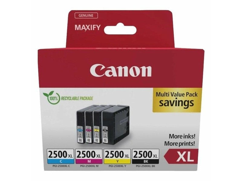 Оригиална касета за мастило Canon PGI-2500 XL Многоцветен