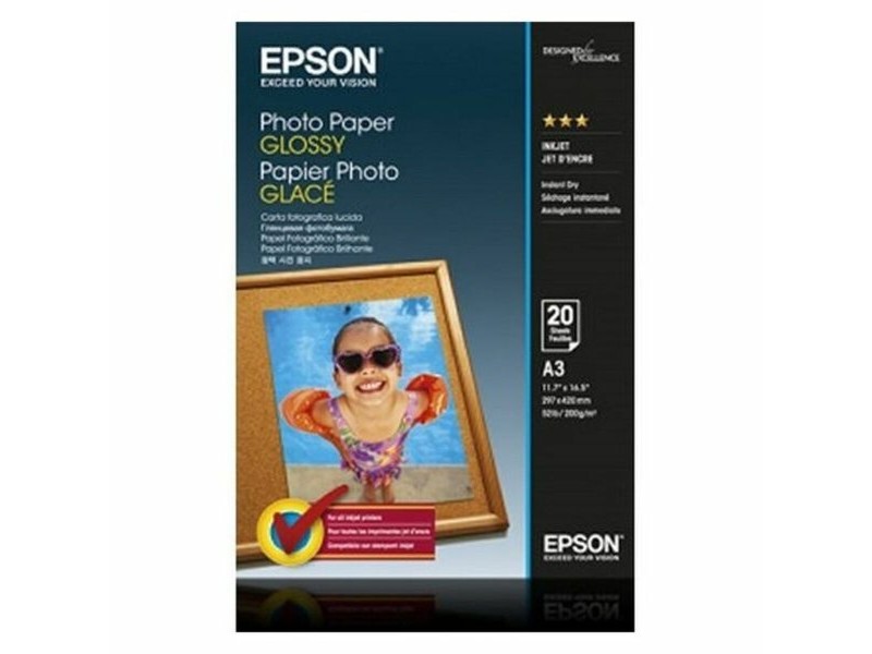 A3 сатенена фоторамка (20 листа) Epson C13S042536 A3 20 Листи (1 броя)