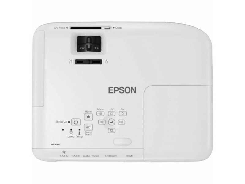 Проектор Epson EB-W06 HDMI WXGA 3700 lm 2400 Lm 1280 x 800 px Бял