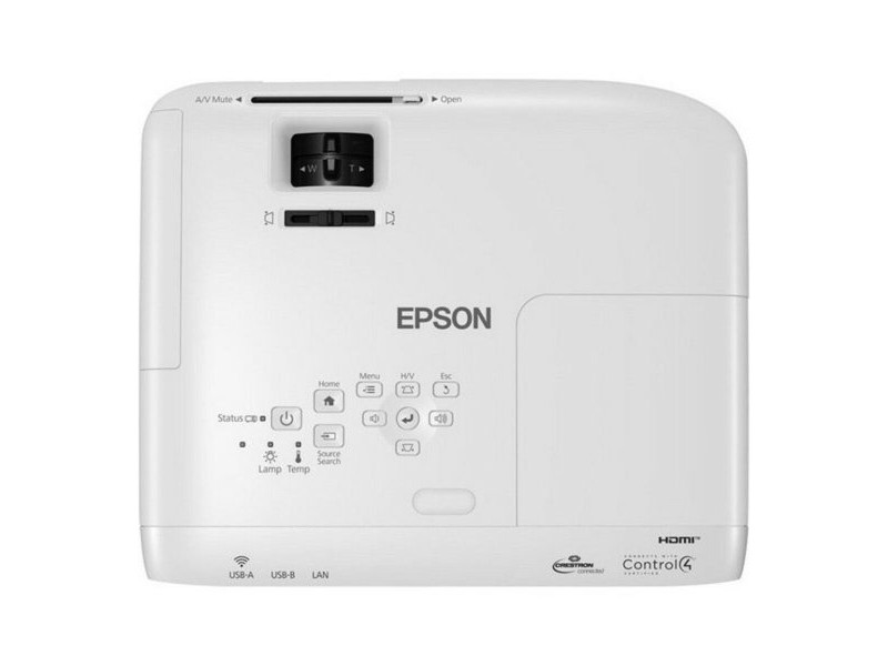 Проектор Epson EB-W49 WXGA 3800 lm Бял 1080 px