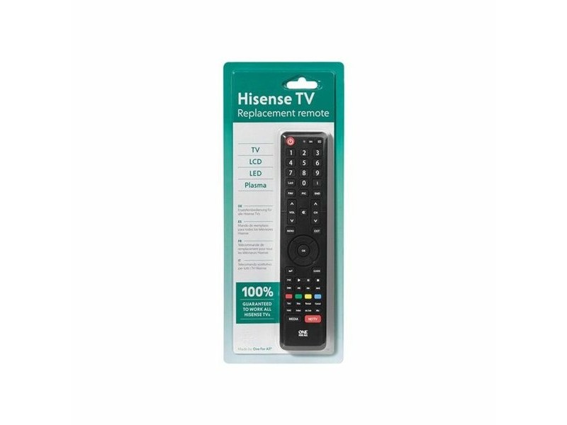 Универсално дистанционно управление за Hisense One For All Черен
