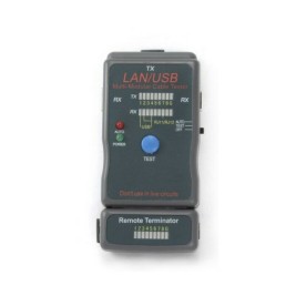 Тестер за мрежови кабел GEMBIRD NCT-2 Черен