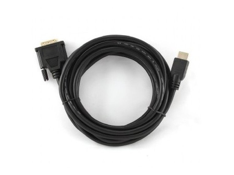 Адаптер за HDMI към DVI GEMBIRD 5m, HDMI/DVI, M/M Черен 5 m