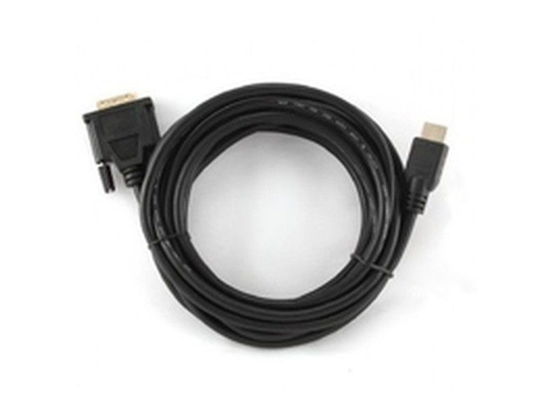 Адаптер за HDMI към DVI GEMBIRD 5m, HDMI/DVI, M/M Черен 5 m