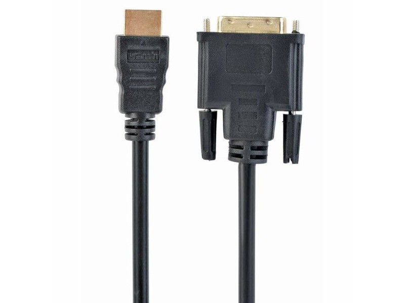 Адаптер за HDMI към DVI GEMBIRD 5m, HDMI/DVI, M/M Черен 5 m