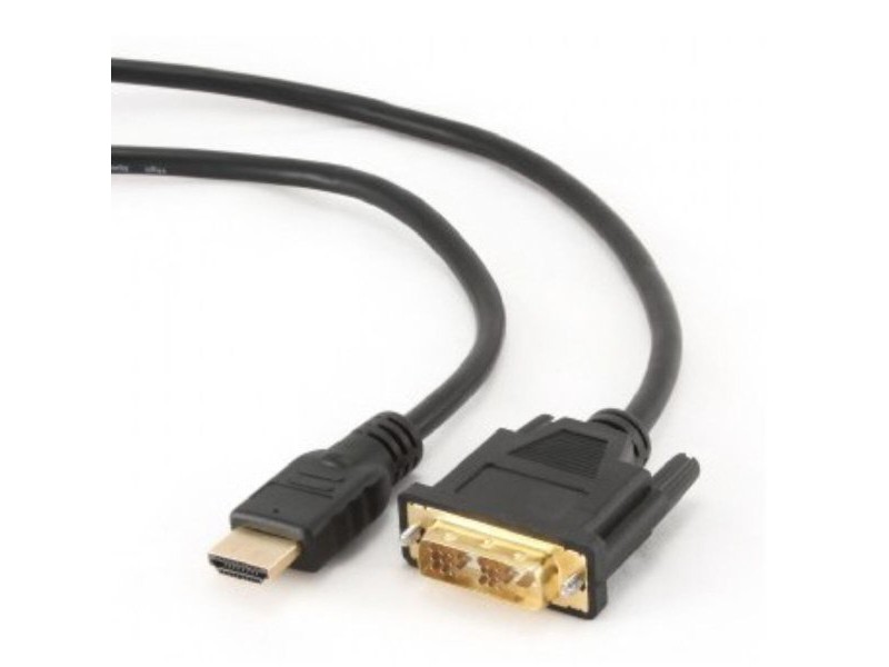 Адаптер за HDMI към DVI GEMBIRD 5m, HDMI/DVI, M/M Черен 5 m