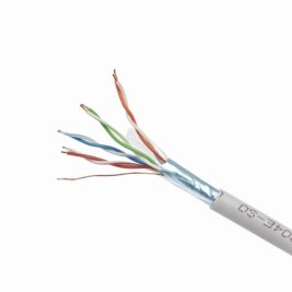UTP категория 6 твърд мрежови кабел GEMBIRD CAT5e FTP 100m Сив 100 m