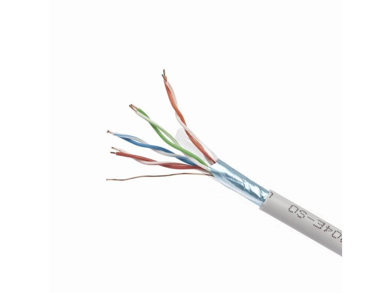 UTP категория 6 твърд мрежови кабел GEMBIRD CAT5e FTP 100m Сив 100 m