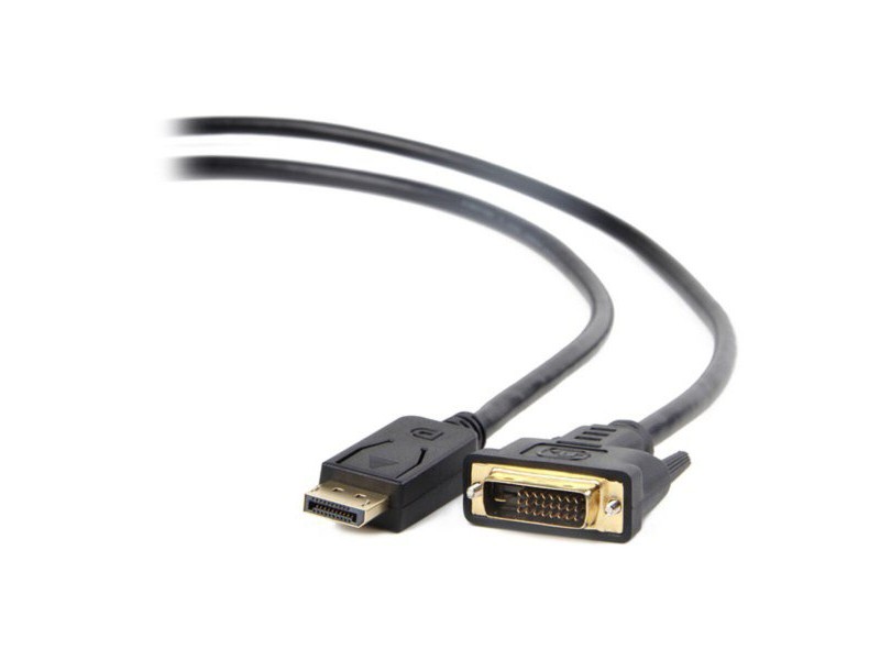Адаптер DisplayPort към DVI GEMBIRD CC-DPM-DVIM-6 1080 px (1,8 m) Черен Адаптер DisplayPort към DVI GEMBIRD CC-DPM-DVIM-6 1080 px (1,8 m) Черен