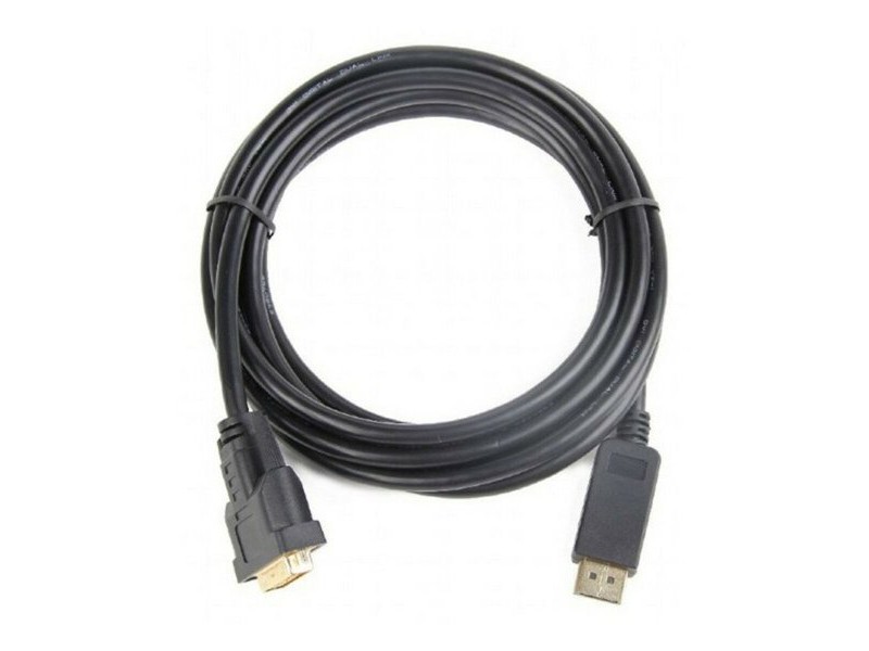 Адаптер DisplayPort към DVI GEMBIRD CC-DPM-DVIM-6 1080 px (1,8 m) Черен Адаптер DisplayPort към DVI GEMBIRD CC-DPM-DVIM-6 1080 px (1,8 m) Черен