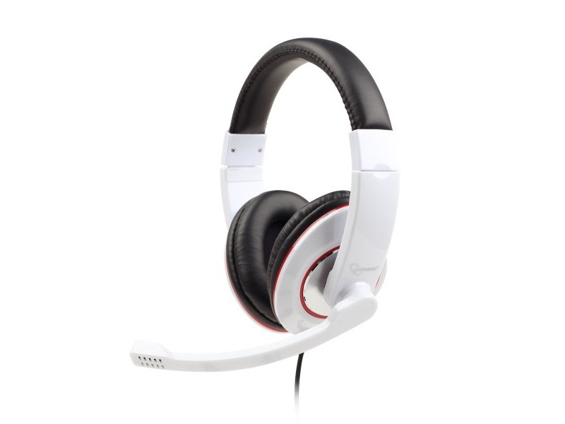 Слушалки с микрофон GEMBIRD MHS-001-GW