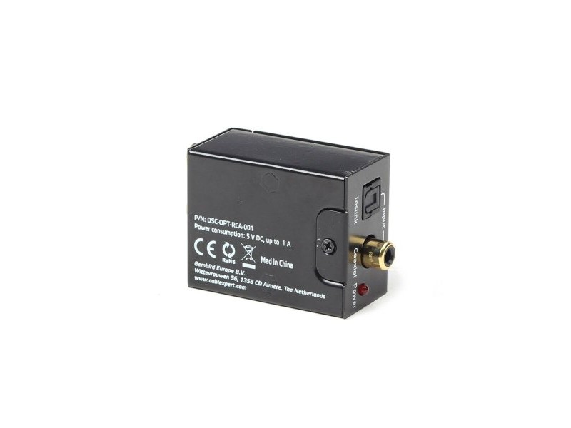 Aудио конвертор GEMBIRD DSC-OPT-RCA-001