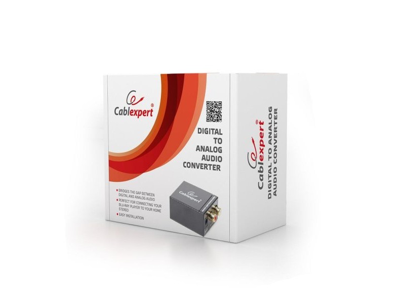 Aудио конвертор GEMBIRD DSC-OPT-RCA-001