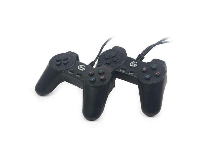 Джойстик GEMBIRD USB GAMEPAD Черен