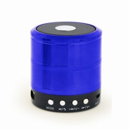Преносими блутут колони GEMBIRD SPK-BT-08-B Черен/Син 3 W 4 W