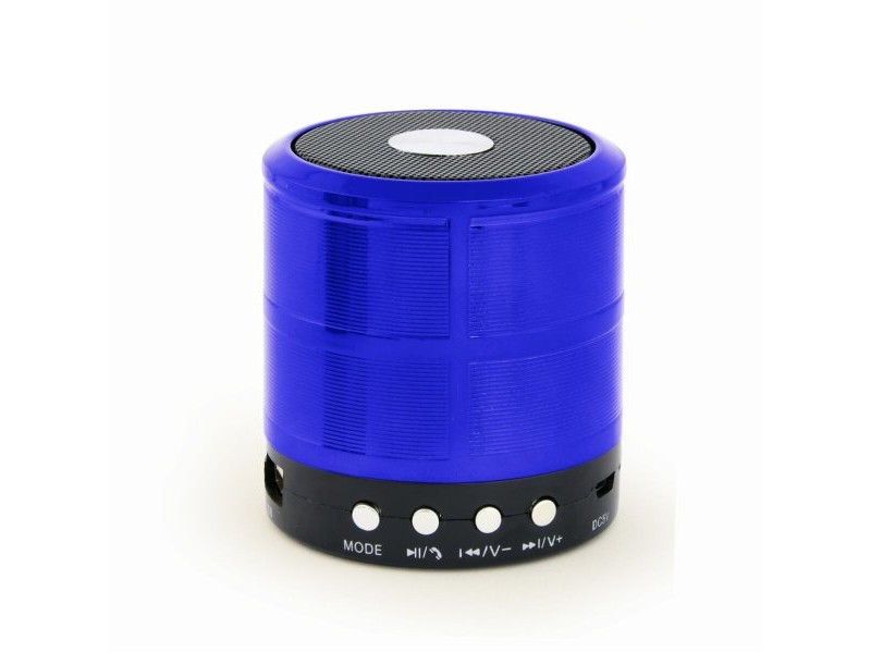 Преносими блутут колони GEMBIRD SPK-BT-08-B Черен/Син 3 W 4 W