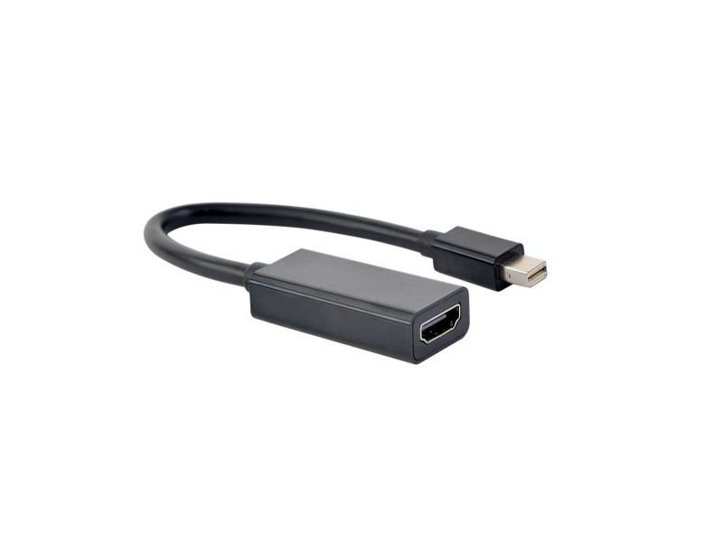Адаптер за мини дисплей порт към HDMI GEMBIRD A-MDPM-HDMIF4K-01 Черен 15 cm
