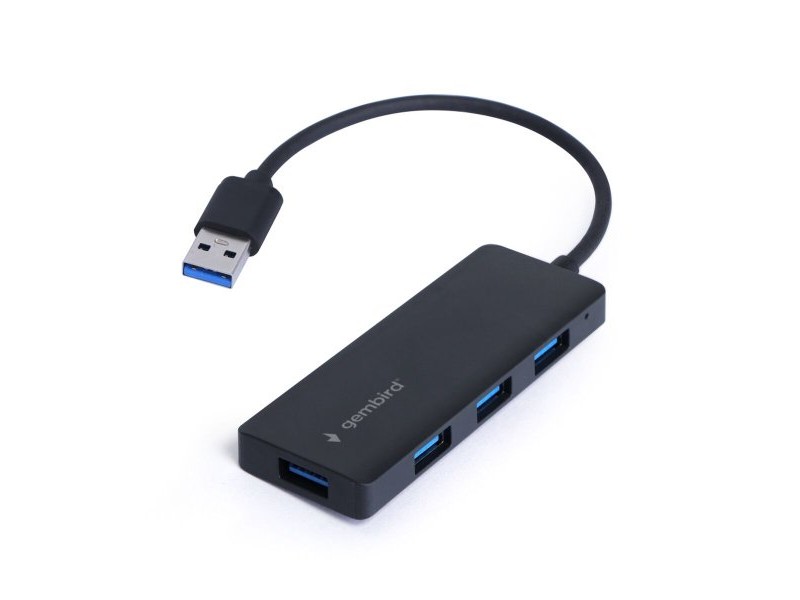 USB извод GEMBIRD UHB-U3P4-03 Черен