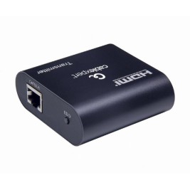 Табло с 4 гнезда с бутон за включване GEMBIRD DEX-HDMI-03 Черен