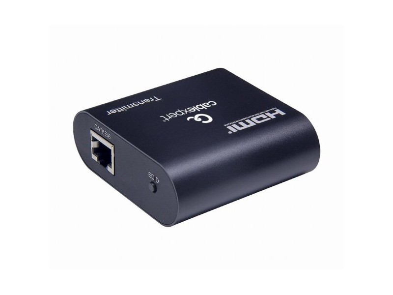 Табло с 4 гнезда с бутон за включване GEMBIRD DEX-HDMI-03 Черен