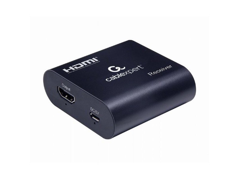 Табло с 4 гнезда с бутон за включване GEMBIRD DEX-HDMI-03 Черен