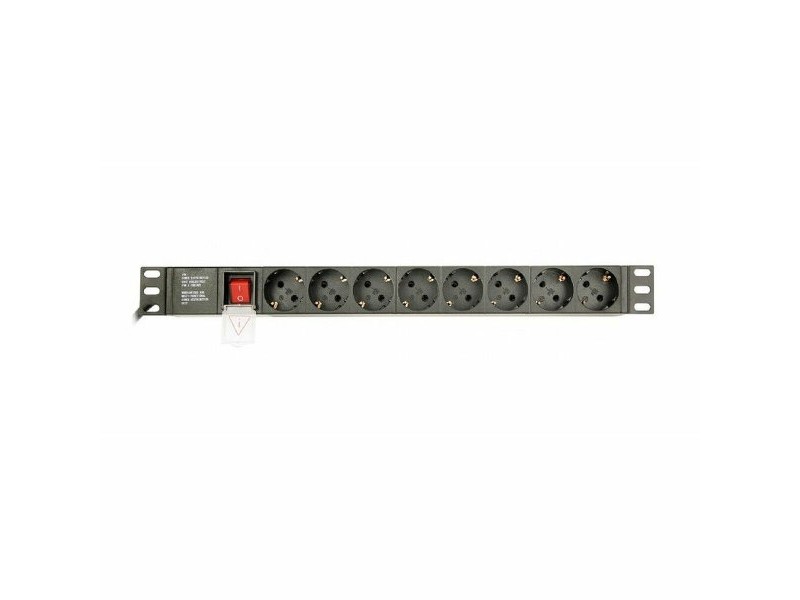 Контакт - 8 изхода с копче GEMBIRD EG-PDU-014 3 m (3 m)