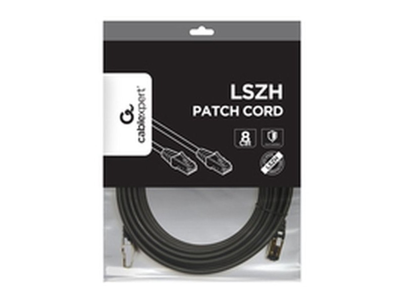 FTP категория 6 твърд мрежови кабел GEMBIRD PP8-LSZHCU-BK-2M 2 m Черен