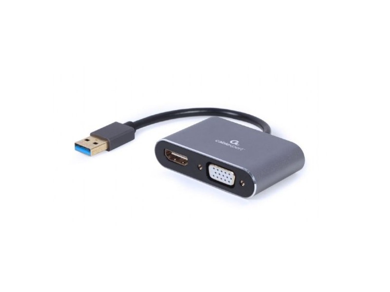 Адаптер за USB към VGA/HDMI GEMBIRD