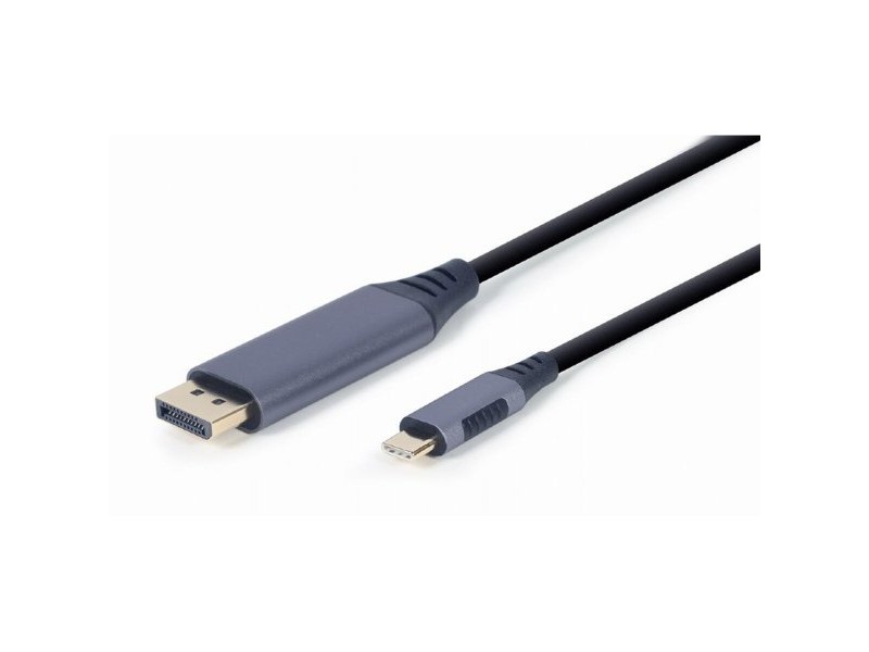 Адаптер за HDMI към DVI GEMBIRD CC-USB3C-DPF-01-6 Черен/Сив 1,8 m