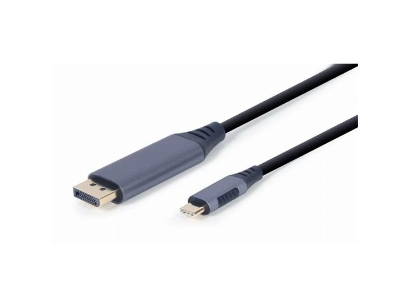 Адаптер за HDMI към DVI GEMBIRD CC-USB3C-DPF-01-6 Черен/Сив 1,8 m