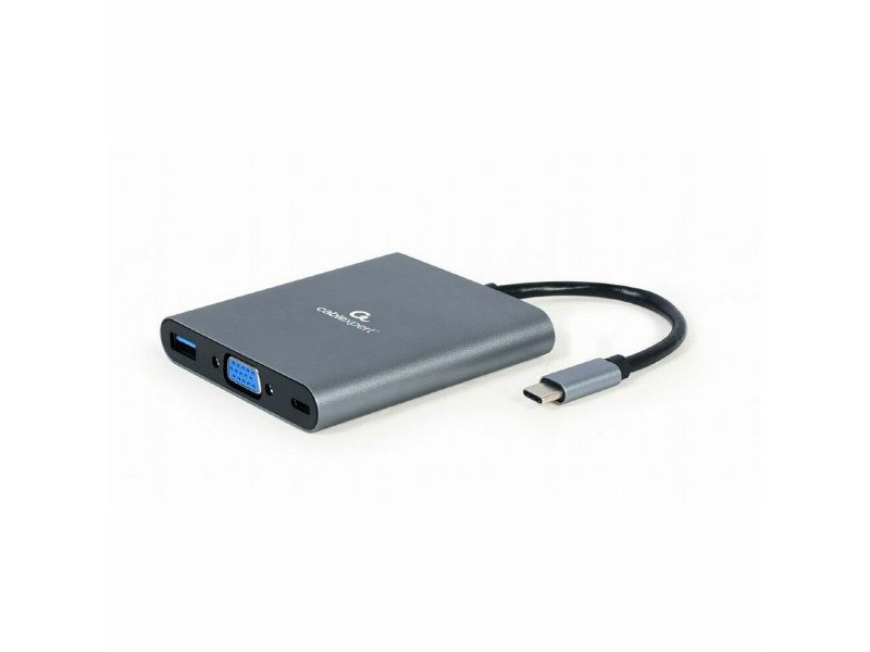 USB извод GEMBIRD A-CM-COMBO6-01 Сив