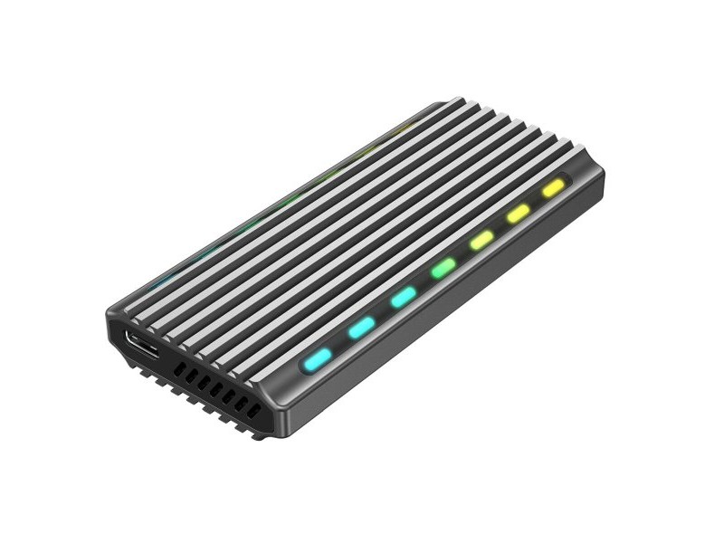 Външна кутия GEMBIRD EE2280-U3C-03 Черен USB USB-C