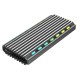 Външна кутия GEMBIRD EE2280-U3C-03 Черен USB USB-C