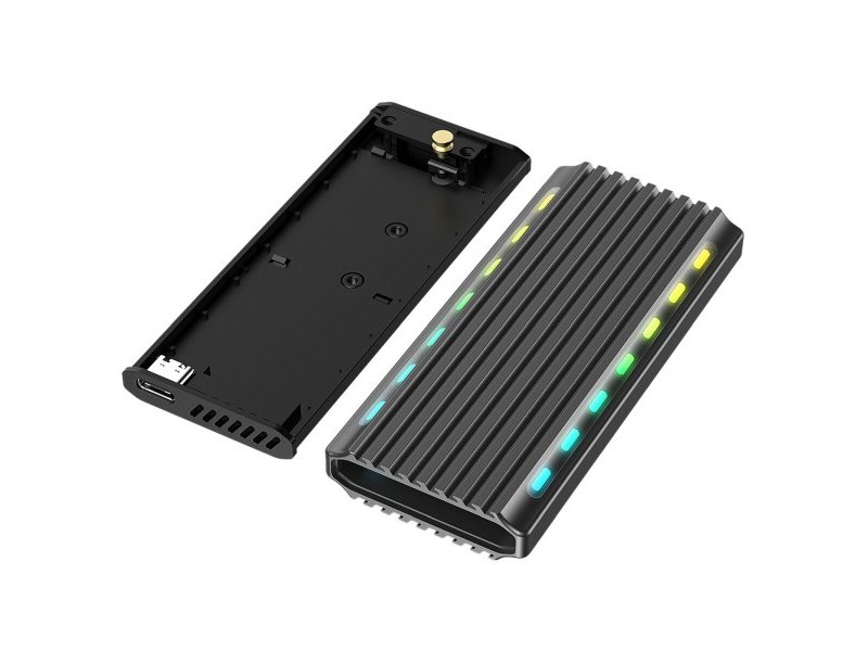 Външна кутия GEMBIRD EE2280-U3C-03 Черен USB USB-C