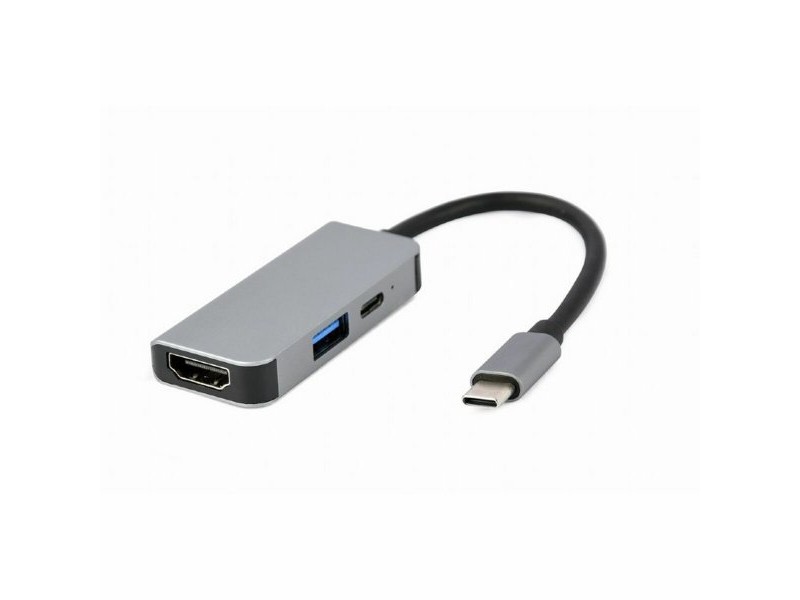 USB извод GEMBIRD A-CM-COMBO3-02 Сребрист