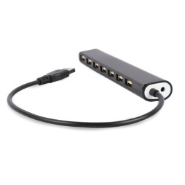 USB извод GEMBIRD UHB-U2P7-04 Черен