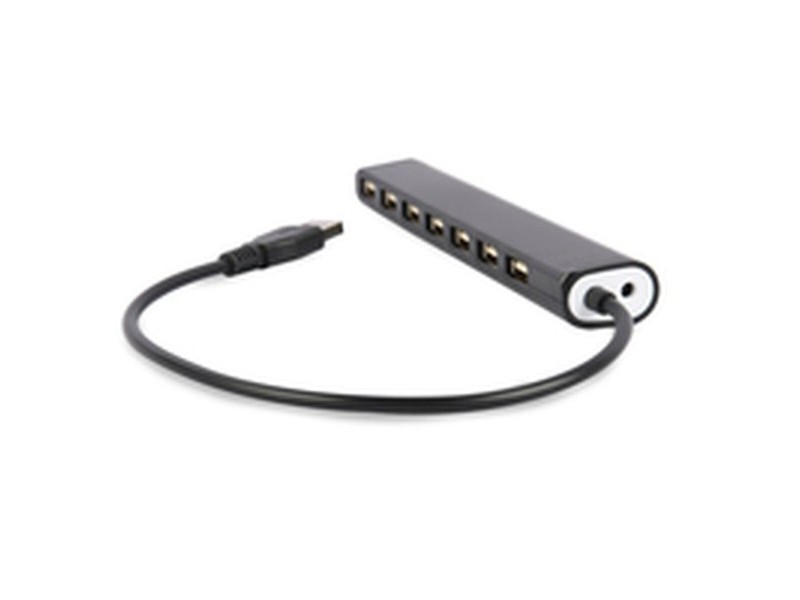 USB извод GEMBIRD UHB-U2P7-04 Черен