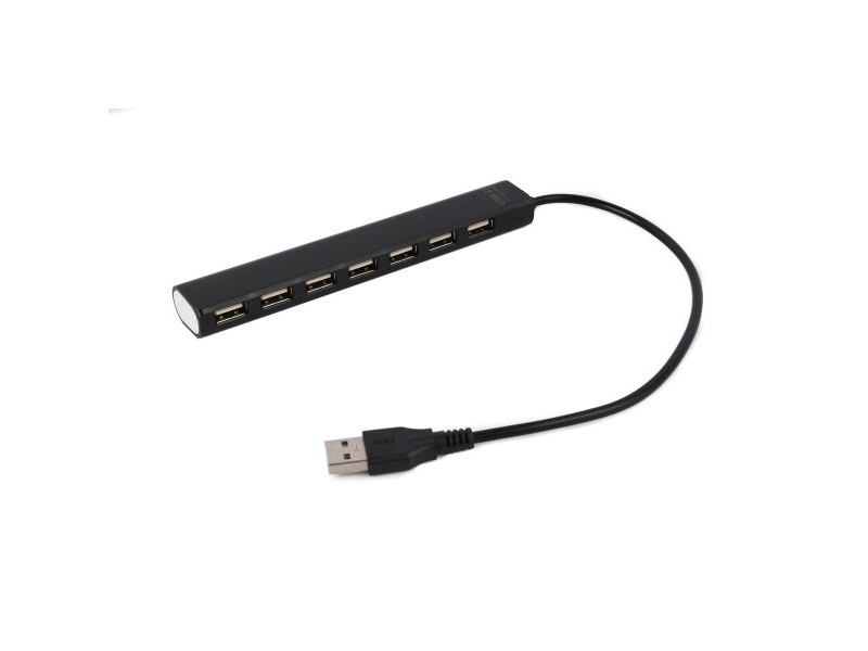 USB извод GEMBIRD UHB-U2P7-04 Черен