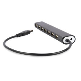 USB извод GEMBIRD UHB-U2P7-04 Черен