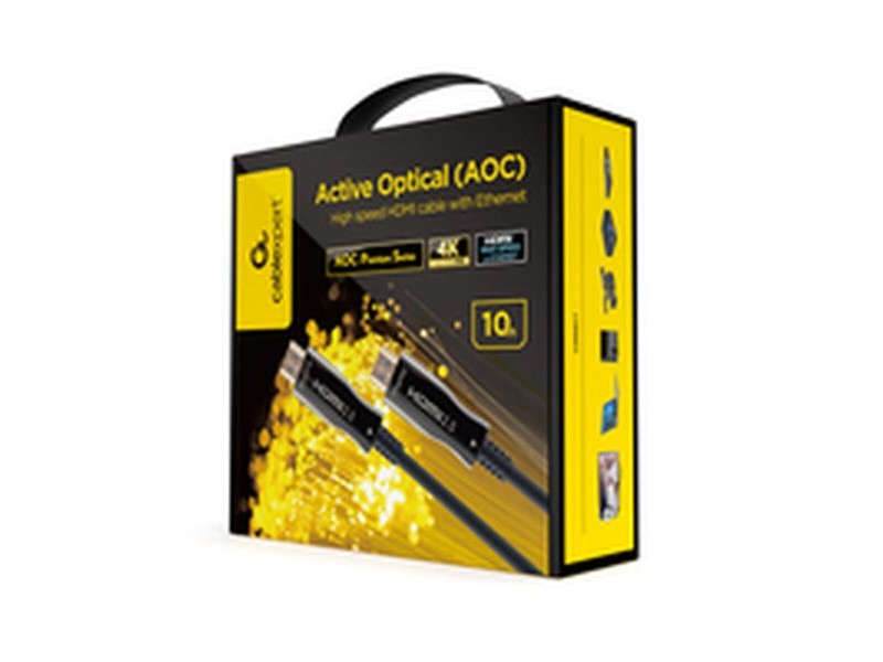 Кабел HDMI GEMBIRD CCBP-HDMI-AOC-10M-02 10 m Черен