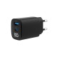 Зарядно за стена GEMBIRD TA-UC-PDQC30LCD-BK-01 Черен 30 W Зарядно за стена GEMBIRD TA-UC-PDQC30LCD-BK-01 Черен 30 W